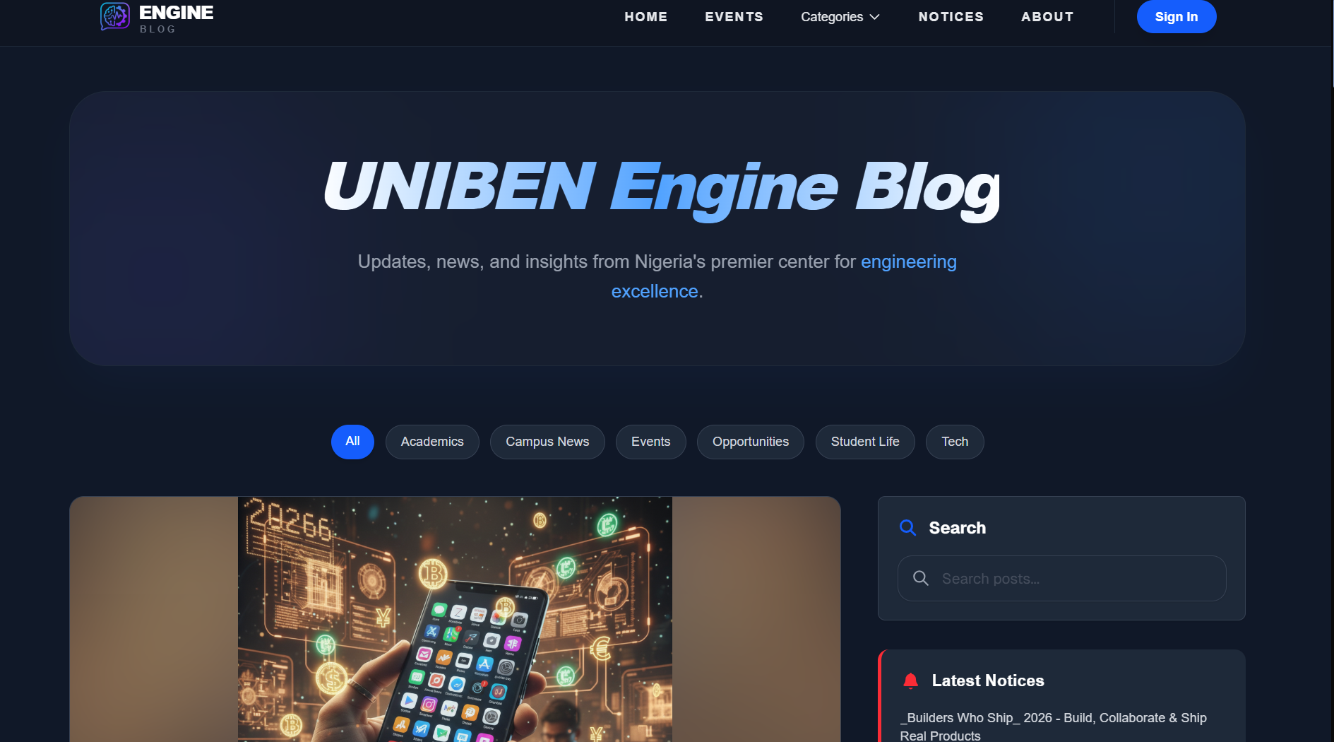 Engine Blog